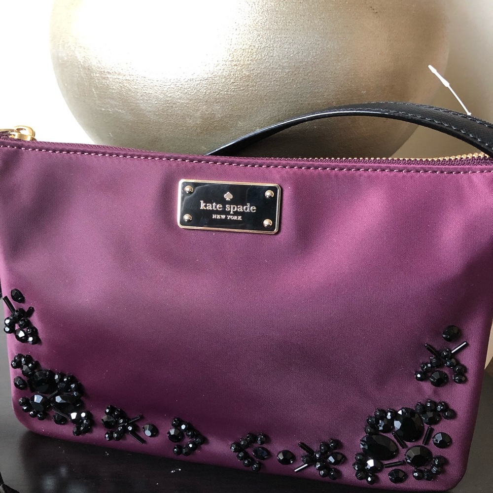 SOLD Kate Spade Embellished Wilson Madelyn Purse - Picture 2 of 8